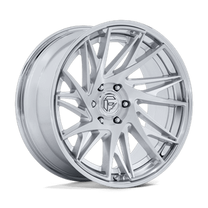 Fuel 1PC DYNAMO 5x127 22x10 -18 Gloss Silver Brushed W/ Chr-lp