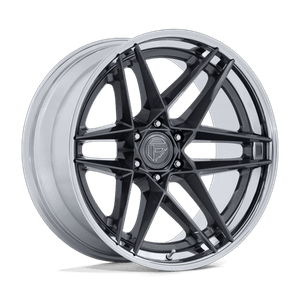 Fuel 1PC FLIGHT 6x139.7 20x9 +1 Gloss Gunmetal W/ Chrome Lip