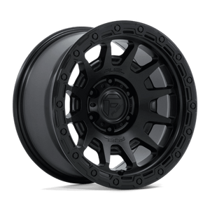 Fuel 1PC FORTRESS 6x135 18x9 +20 Matte Black W/ Gloss Black Lip