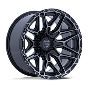 Fuel 1PC INJECTOR 5x127 22x9 +1 Gloss Black Machined-fc W/ Ddt