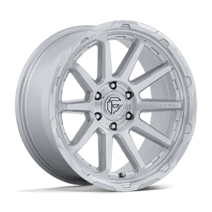 Fuel 1PC CIRCUIT 6x135 17x9 +1 Gloss Silver W/ Machined Face