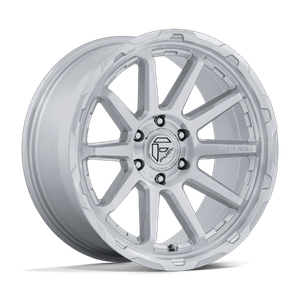 Fuel 1PC CIRCUIT 5x127 18x9 +20 Gloss Silver W/ Machined Face