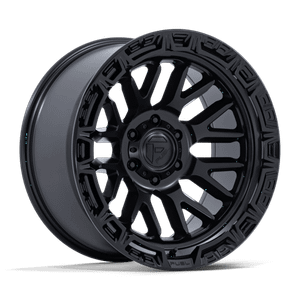 Fuel 1PC RAIL 6x139.7 20x9 +1 Matte Black W/ Gloss Black Lip