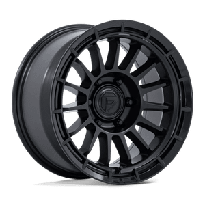 Fuel 1PC ASCEND 6x139.7 17x8.5 +25 Matte Black W/ Gloss Black Lip