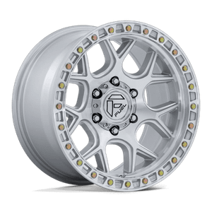 Fuel 1PC PUMA 6x135 17x9 -12 Gloss Silver W/ Machined Face