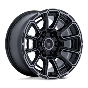 Fuel 1PC FOXHOUND 6x135 17x9 +1 Gloss Black Dark Tinted Clear