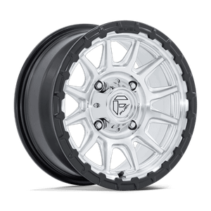 Fuel UTV PISTON UTV 4x156 15x7 +10 Hyper Silver Mach-fc M-blk Lip
