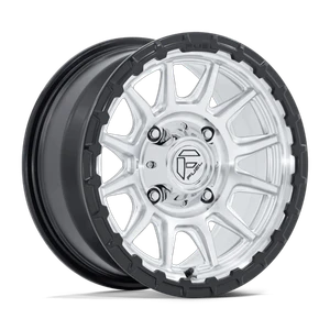 Fuel UTV PISTON UTV 4x137 15x7 +38 Hyper Silver Mach-fc M-blk Lip