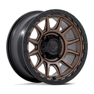 Fuel UTV PISTON UTV 4x110 15x7 +10 Matte Bronze W Matte Black Lip