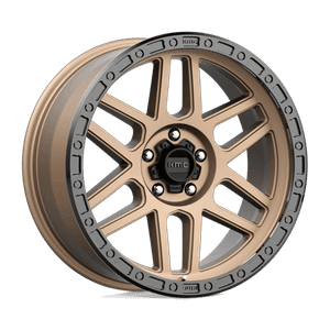 KMC MESA 5x150 17x9 -12 Matte Bronze W/ Black Lip
