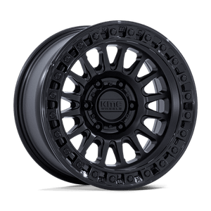 KMC IMS 8x180 20x9 +18 Matte Black W/ Gloss Black Lip