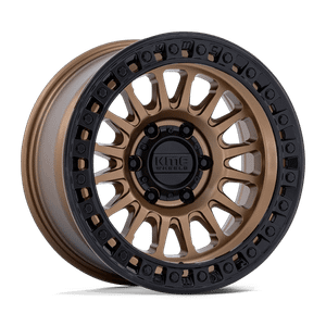 KMC IMS 6x135 18x9 +0 Matte Bronze W Gloss Black Lip