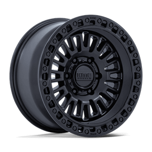 KMC AZTEC 6x114.3 17x8.5 +0 Matte Black W/ Gloss Black Lip