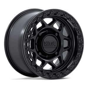 KMC Powersports TORX UTV BEADLOCK 4x156 15x7 +38 Matte Black W/ Gloss Black Rg
