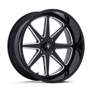 MSA Offroad Wheels SPARK UTV 5x114.3 24x10 -25 Gloss Black Milled
