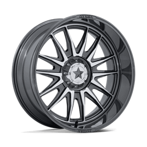 MSA Offroad Wheels COMMANDER UTV 6x139.7 24x10 -25 Platinum W/ Machined Face