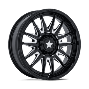 MSA Offroad Wheels COMMANDER UTV 6x139.7 15x7 +10 Gloss Black Milled