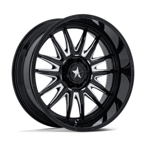 MSA Offroad Wheels COMMANDER UTV 5x114.3 24x10 -25 Gloss Black Milled