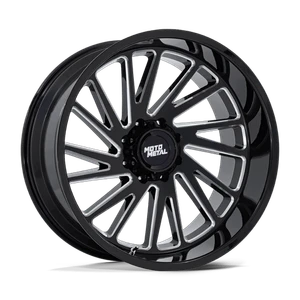 Moto Metal COMBAT 8x170 20x10 -18 Gloss Black Milled
