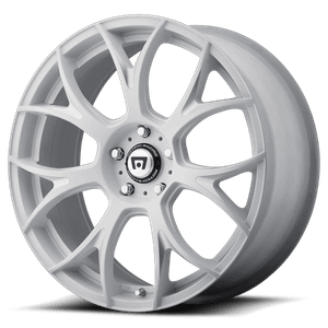 Motegi MR126 5x120 20x8.5 +38 Matte White W/ Milled Accents