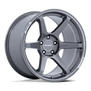 Motegi BATTLE VI 5x120 19x8.5 +35 Gloss Gunzilla W/ Machined Lip