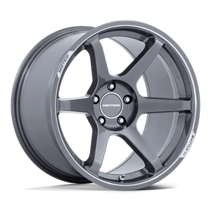 Motegi BATTLE VI 5x100 19x9.5 +40 Gloss Gunzilla W/ Machined Lip