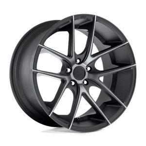 Niche 1PC TARGA 5x120 19x9.5 +20 Matte Black Double Dark Tint
