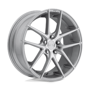 Niche 1PC TARGA 5x120 19x8.5 +15 Gloss Silver Machined