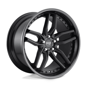 Niche 1PC METHOS 5x114.3 19x9.5 +40 Gloss Black Matte Black