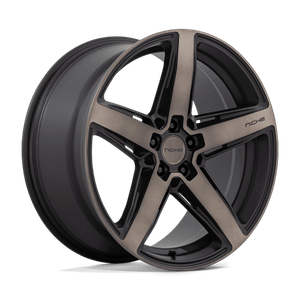Niche 1PC TERAMO 5x112 20x10.5 +40 Matte Black W Double Dark Tint