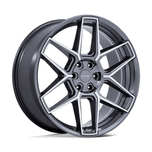 Niche 1PC RISE 5x112 20x9 +15 Anthracite W/ Machined Face