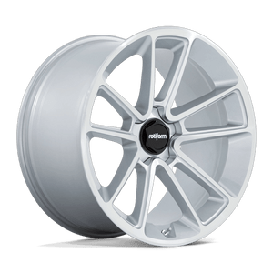 Rotiform BTL 5x112 22x10 +30 Gloss Silver W/ Machined Face