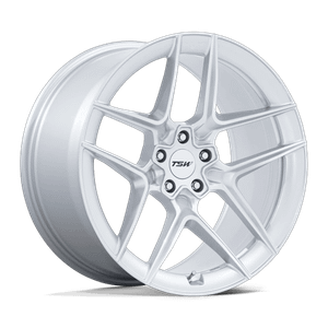 TSW SLIPSTREAM 5x112 19x10.5 +35 Gloss Silver W/ Machined Face