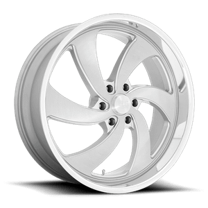 US Mag 1PC DESPERADO 6x135 24x10 +25 Silver Brush Face Mill Dc-lip