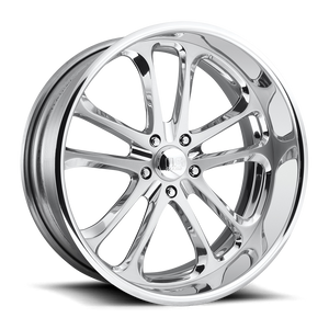 US Mag 1PC INVADER 5x120.65 18x10 +6 Polished