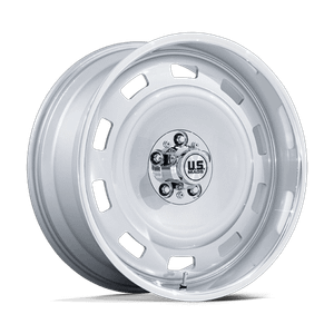 US Mag 1PC SCOTTSDALE 5x127 17x9 -12 Silver W/ Diamond Cut Lip