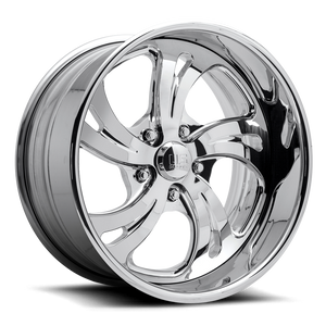 US Mag 1PC KOMPRESSOR 5 5x127 20x10.5 +1 Polished