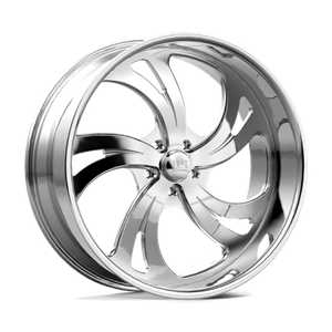 US Mag 1PC KOMPRESSOR 5 5x127 26x9 +1 Polished