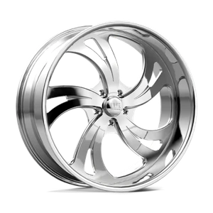 US Mag 1PC KOMPRESSOR 5 5x127 26x10 +5 Polished