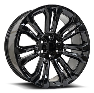 O.E. Revolution 158 6x139.7 22x9 +24 Gloss Black