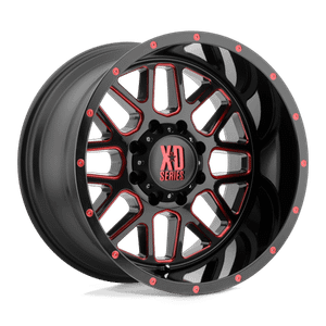 XD GRENADE 8x180 20x10 -24 Satin Black Milled W/ Rtcc
