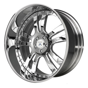 Asanti Forged AF142 5x114.3 20x8.5 Black & Chrome