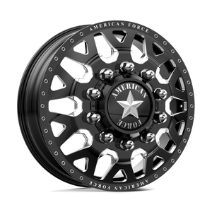American Force AFW QUAKE SFD 8x210 24x8.25 +145 Black