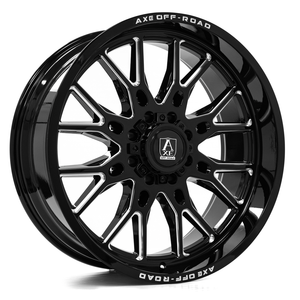 AXE WHEELS ATLAS 5x127 24x10 -19 Gloss Black Milled