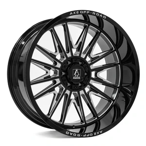 AXE WHEELS ECHO 5x127 20x10 -19 Gloss Black Milled