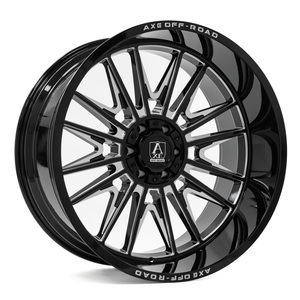 AXE WHEELS ECHO 6x135 22x12 -44 Gloss Black Milled