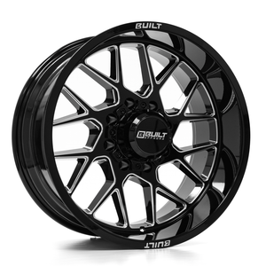 BUILT OFF-ROAD BTO-3 8x165 20x10 -19 Gloss Black Milled