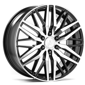 AXE WHEELS EX30 Sprinter 6x130 20x8.5 +45 Black And Polished Face