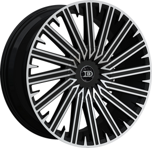 DRASTIC DS10 5x108 / 5x114.3 20x8.5 +35 Black Machined