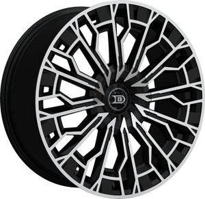 DRASTIC DS11 5x114.3 / 5x120 20x8.5 +35 Black Machined